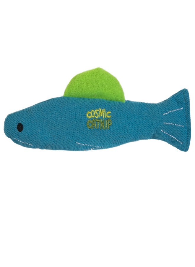 بت زون لعبة أنيت السمكة من بيت زون محشوة بالنعناع البري | لعبة قطيفة محشوة بالنعناع البري بنسبة 100% | تحفز اللعب وغريزة الصيد والتمرين للقطط المنزلية - Image 4